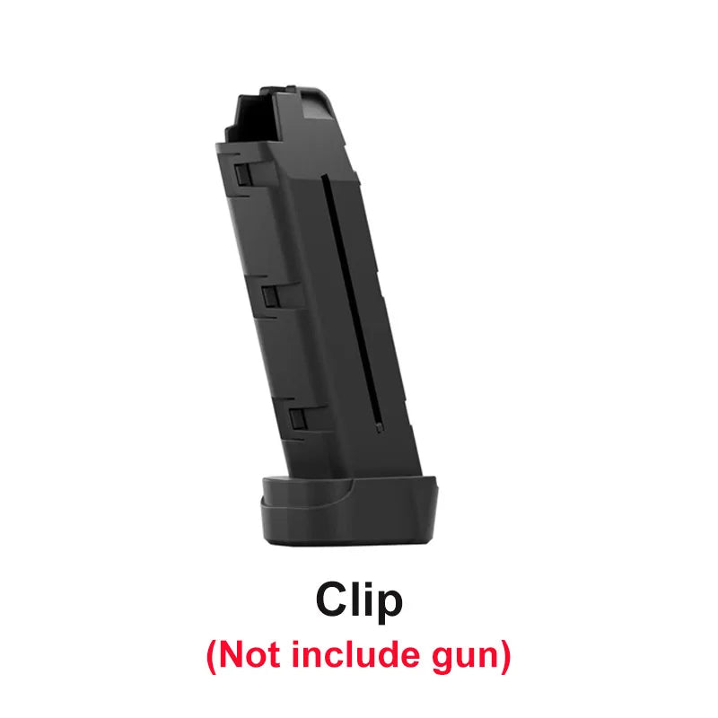 Mini Gx4 Pocket Toy Gun Kontinuerligt skal utmatningspistol Modell Soft Bullet Launcher BlowBack Airsoft Liten Pistol Svart och Brun