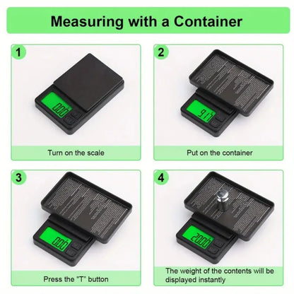 Digital Pocket Scale Weigh Gram Scale Accuracy 500g/0.01g Mini Jewelry Scale