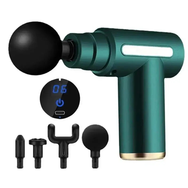 Mini Fascia Gun Trådlös massagepistol Muskelavslappning Massageutrustning Nackemembran Rob Cervical Spine Massage Instrument
