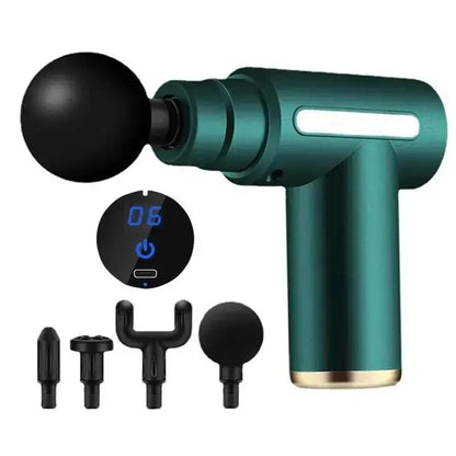 Mini Fascia Gun Trådlös massagepistol Muskelavslappning Massageutrustning Nackemembran Rob Cervical Spine Massage Instrument