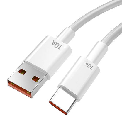 120W 10A USB Typ C Laddningskabel Dataöverföringskabel för mobiltelefoner Snabbladdningskabel för Huawei Xiaomi Realme