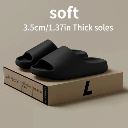 Coconut Tofflor Sandaler med tjocka sulor Sommar Nya halkfria bärsandaler
