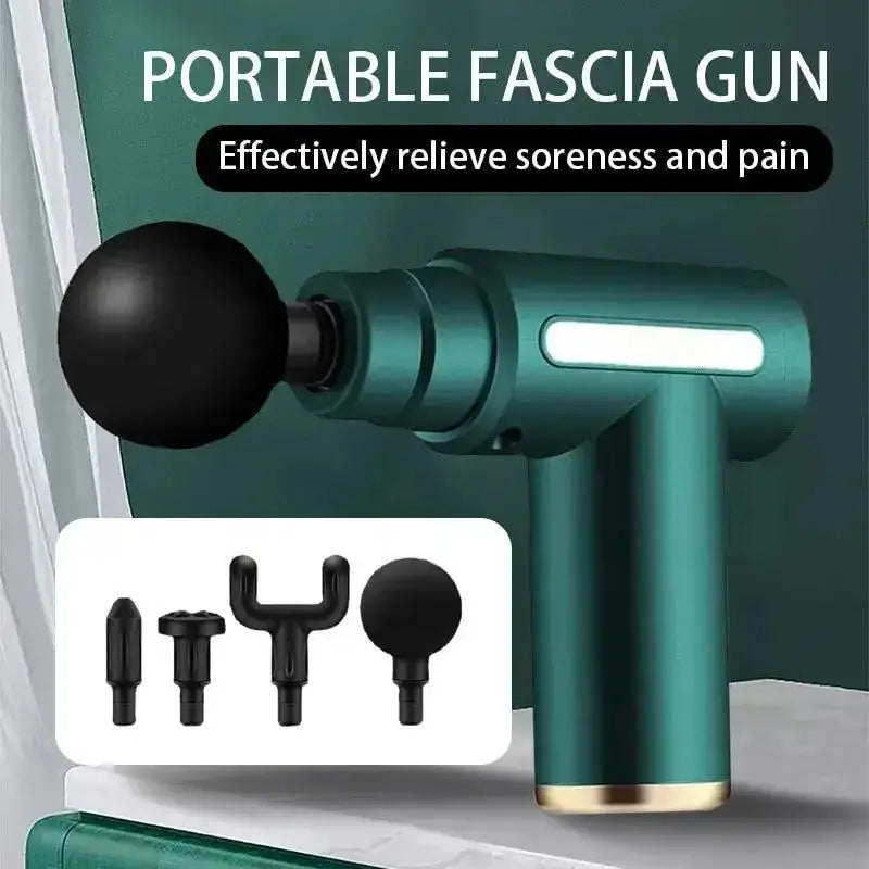 Mini Fascia Gun Trådlös massagepistol Muskelavslappning Massageutrustning Nackemembran Rob Cervical Spine Massage Instrument
