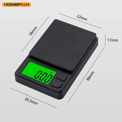 Digital Pocket Scale Weigh Gram Scale Accuracy 500g/0.01g Mini Jewelry Scale