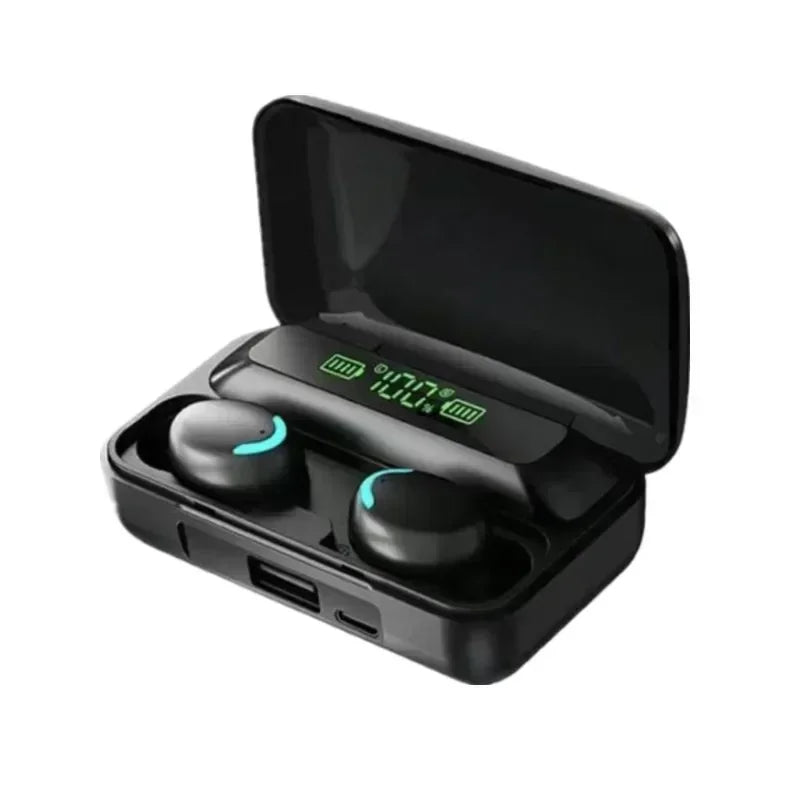 TWS Bluetooth Headphones 9D Stereo High Bass Sport Earphones Handfree Touch Control Tws Wireless Earbuds Waterproof Headset
