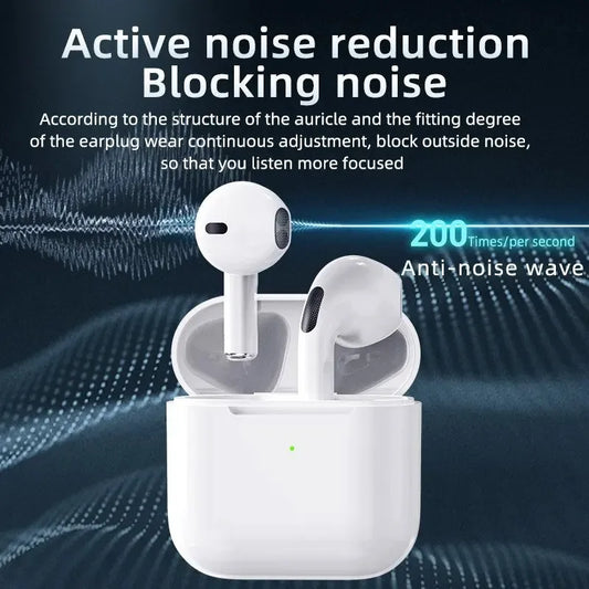 PRO4 Trådlösa Bluetooth-hörlurar Hörlurar Outdoor Sport Headset 5.3 med laddningsfack Display Touch Control-hörlurar för Musik