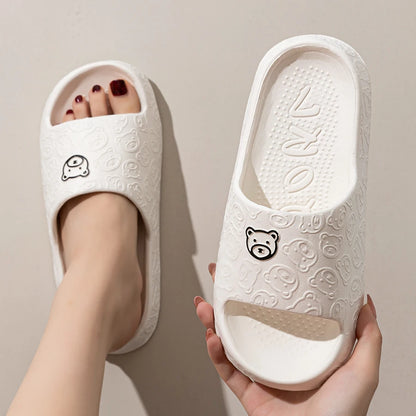 Non-slip Slippers Female Outer Wear 2024 New Bathroom Bathroom Indoor Home Sandals Female Summer Eva